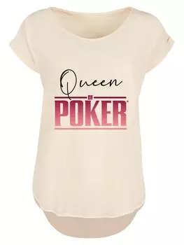 Рубашка F4NT4STIC Queen of Poker, песок