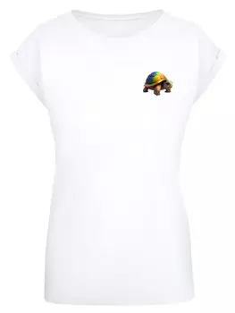 Рубашка F4Nt4Stic Rainbow Turtle, белый