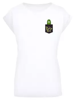 Рубашка F4Nt4Stic Rick and Morty Pickle Rick, белый
