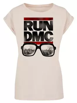 Рубашка F4NT4STIC Run DMC Glasses NYC, песочный