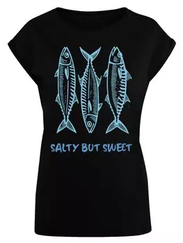 Рубашка F4NT4STIC Salty But Sweet, черный