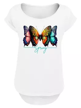 Рубашка F4NT4STIC Schmetterling Illusion, белый