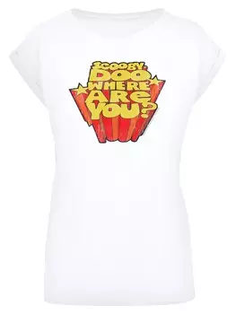 Рубашка F4NT4STIC Scoopy Doo Where Are You?, белый