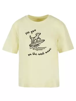 Рубашка F4NT4STIC See You On The Next Wave, цвет Light yellow