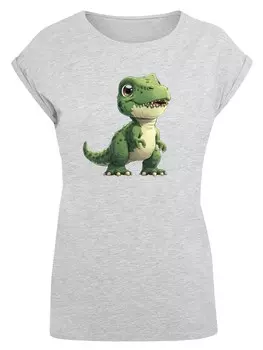 Рубашка F4NT4STIC Ser grner Dino, светло-серый