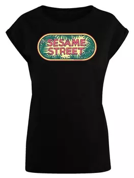 Рубашка F4NT4STIC Sesame Street, черный