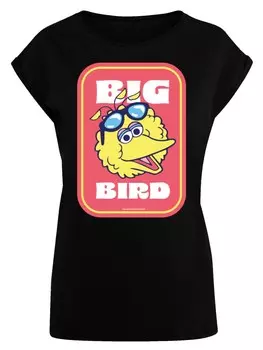 Рубашка F4NT4STIC Sesame Street, черный