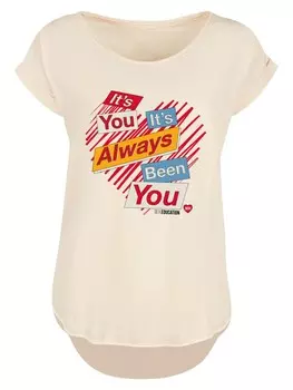Рубашка F4NT4STIC Sex Education Its Always You Netflix TV Series, песочный