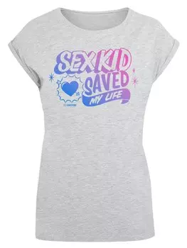Рубашка F4NT4STIC Sex Education Sex Kid Blend Netflix TV Series, пятнистый серый