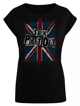 Рубашка F4NT4STIC Sex Pistols Anarchy Flag, черный