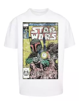 Рубашка F4NT4STIC Star Wars Boba Fett Comic, белый