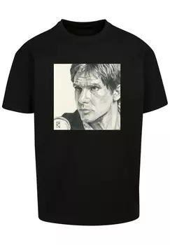 Рубашка F4NT4STIC Star Wars Han Solo Drawing, черный