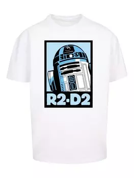 Рубашка F4NT4STIC Star Wars R2-D2, белый