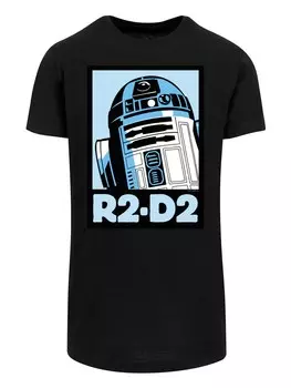 Рубашка F4NT4STIC Star Wars R2-D2, черный