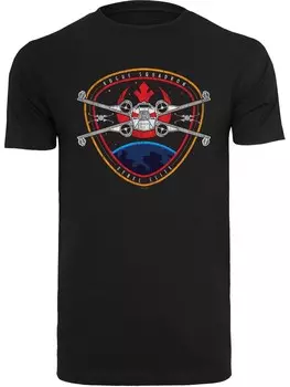 Рубашка F4NT4STIC Star Wars Rebel Elite Badge, черный