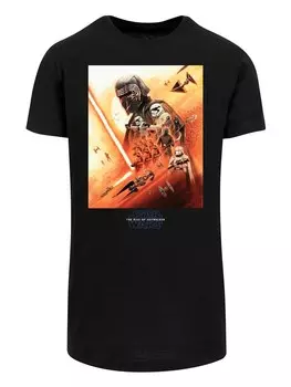 Рубашка F4NT4STIC Star Wars Rise Of Skywalker First Order Poster Boys, черный
