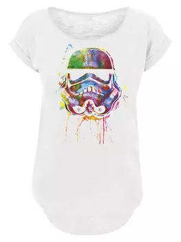 Рубашка F4NT4STIC Star Wars Stormtrooper Paint Splats, белый