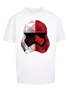 Рубашка F4NT4STIC Star Wars The Last Jedi Cubist Trooper Helmet, белый