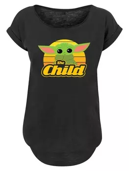 Рубашка F4NT4STIC Star Wars The Mandalorian Baby Yoda, черный