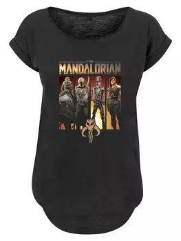 Рубашка F4Nt4Stic Star Wars The Mandalorian, черный