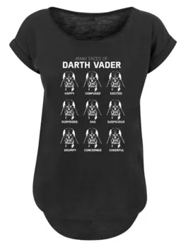 Рубашка F4Nt4Stic Star Wars The Many Faces Of Darth Vader, черный