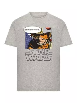 Рубашка F4NT4STIC Star Wars- Use the Force, серый