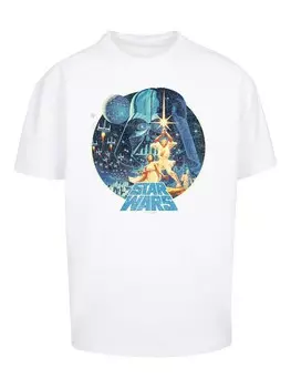 Рубашка F4NT4STIC Star Wars Vintage Victory, белый