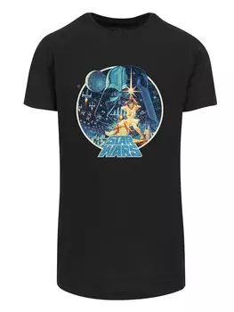 Рубашка F4NT4STIC Star Wars Vintage Victory, черный