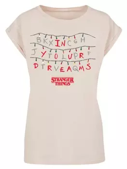 Рубашка F4NT4STIC Stranger Things In Your Dreams Netflix TV Series, песочный