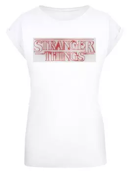 Рубашка F4NT4STIC Stranger Things Netflix TV Series, белый