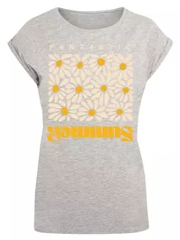 Рубашка F4Nt4Stic Summer Sunflower, серый