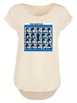 Рубашка F4NT4STIC The Beatles Retro, песочный