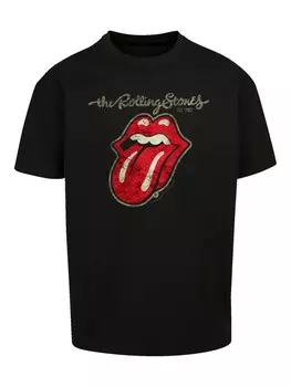 Рубашка F4NT4STIC The Rolling Stones, черный