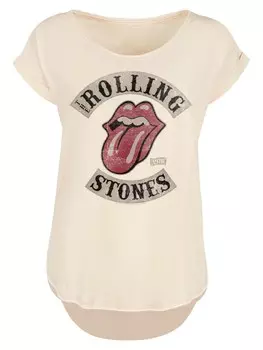 Рубашка F4NT4STIC The Rolling Stones, песочный