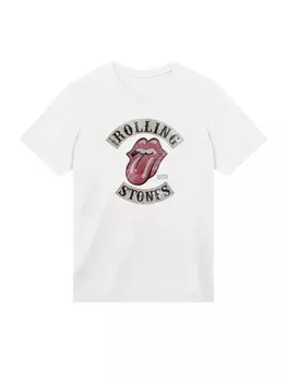 Рубашка F4NT4STIC The Rolling Stones Tour78, белый