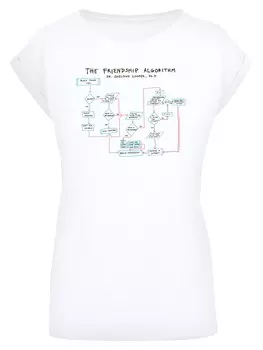 Рубашка F4NT4STIC Theory Friendship Algorithm, белый
