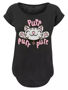 Рубашка F4NT4STIC Theory Soft Kitty Purr, черный