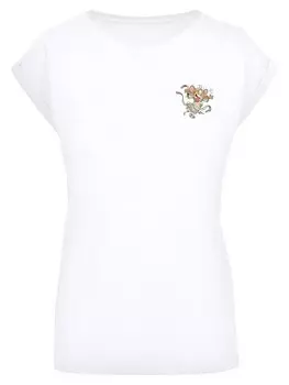 Рубашка F4Nt4Stic Tom And Jerry Faux Pocket Mummy Jerry, белый