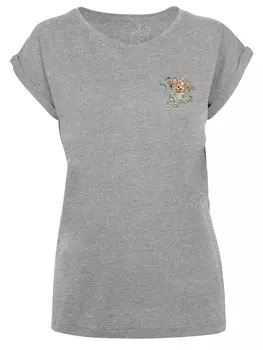 Рубашка F4Nt4Stic Tom and Jerry Faux Pocket Mummy Jerry, пестрый серый