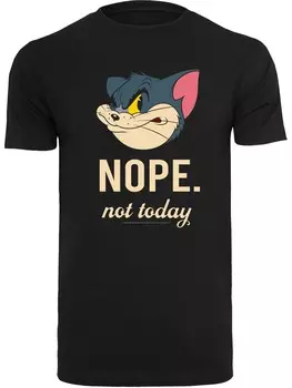 Рубашка F4NT4STIC Tom und Jerry Nope Not Today, черный