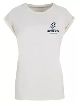 Рубашка F4NT4STIC University Soccer Club Classic Minimalist, песочный