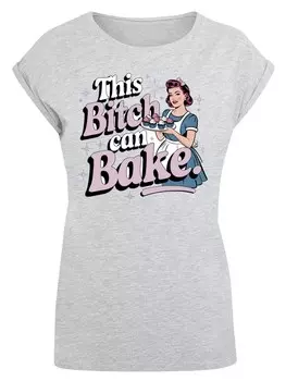 Рубашка F4NT4STIC Vintage Pin Up Bckerin, серый