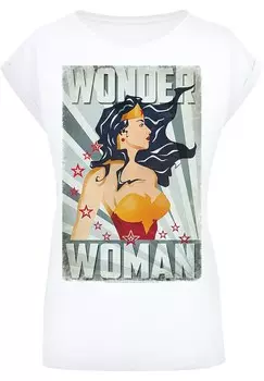 Рубашка F4NT4STIC Wonder Woman, белый