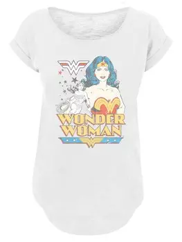 Рубашка F4NT4STIC Wonder Woman Posing, белый