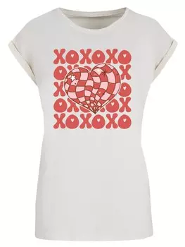 Рубашка F4NT4STIC XOXO Herz Love, песочный