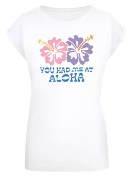Рубашка F4NT4STIC You had me at Aloha, белый