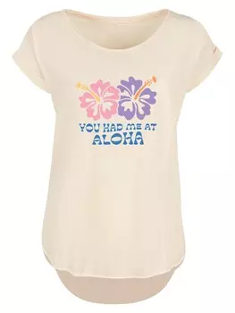 Рубашка F4NT4STIC You Had Me At Aloha, песочный
