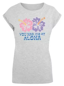 Рубашка F4NT4STIC You Had Me At Aloha, серый