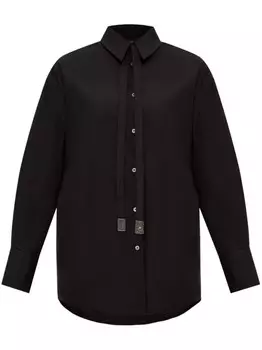 Рубашка Fabiana Filippi с галстуком, черный