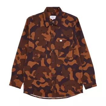 Рубашка FABRIK Makia, коричневый